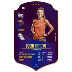 Escudo para Runners, personalizado con imagen y datos de cada jugador.