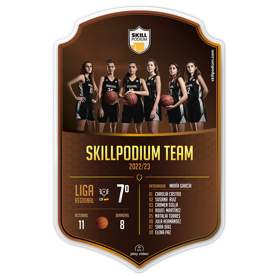 Escudo personalizado de Equipos de Baloncesto