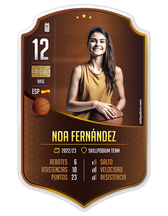Escudo personalizado de Baloncesto para deportistas