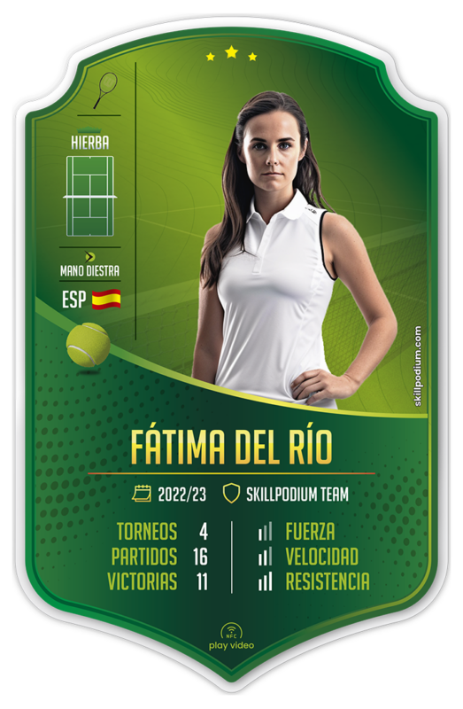 Escudo personalizado de Tenis para deportistas