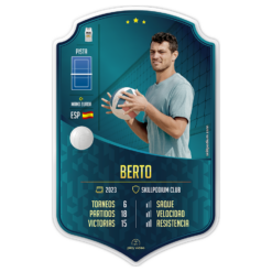 Escudo personalizado de Voley para deportistas